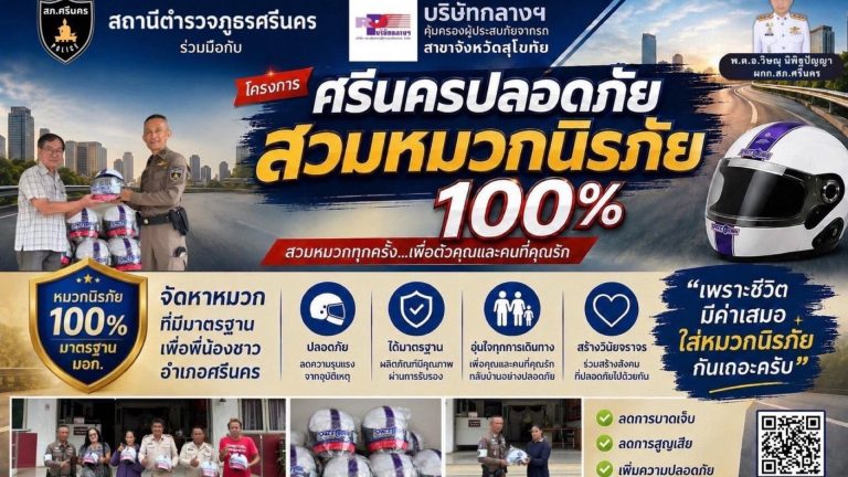 เพราะชีวิตมีค่าเสมอ ใส่หมวกนิรภัยกันเถอะครับ
