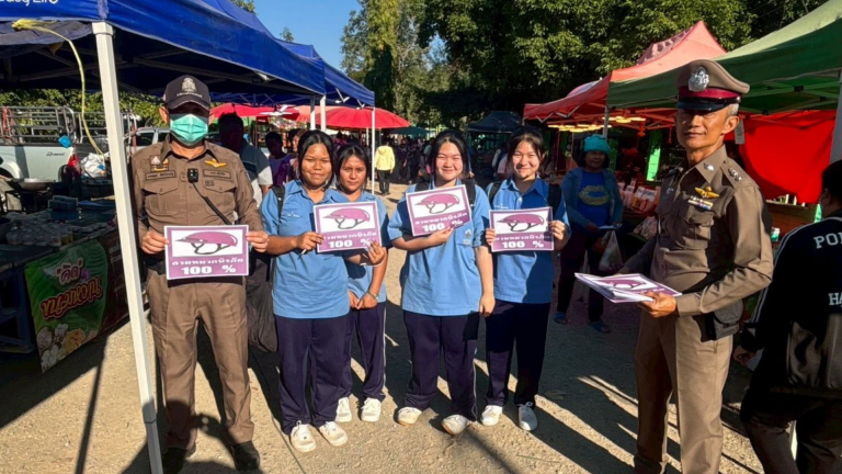ร่วมรณรงค์การขับขี่ปลอดภัย สวมหมวกนิรภัย 100%